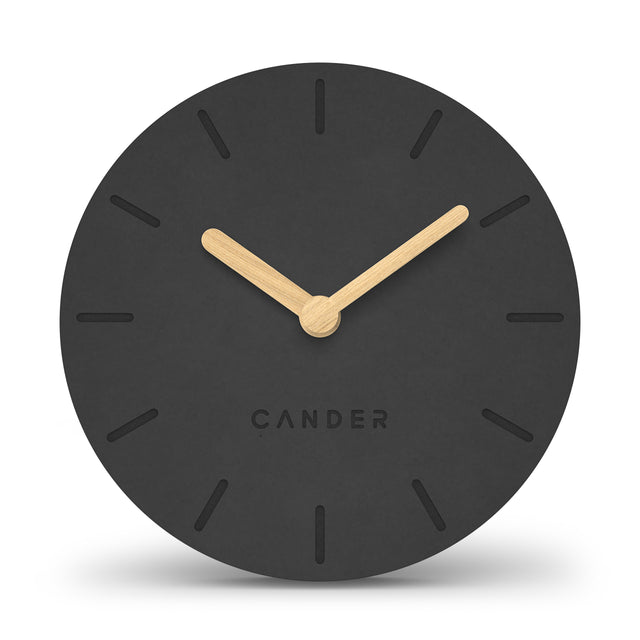 MNU 2612 S Silent MDF table clock 12 cm