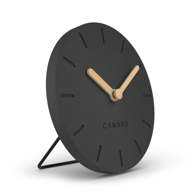 MNU 2612 S Silent MDF table clock 12 cm