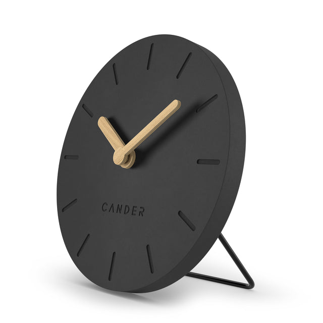 MNU 2612 S Silent MDF table clock 12 cm