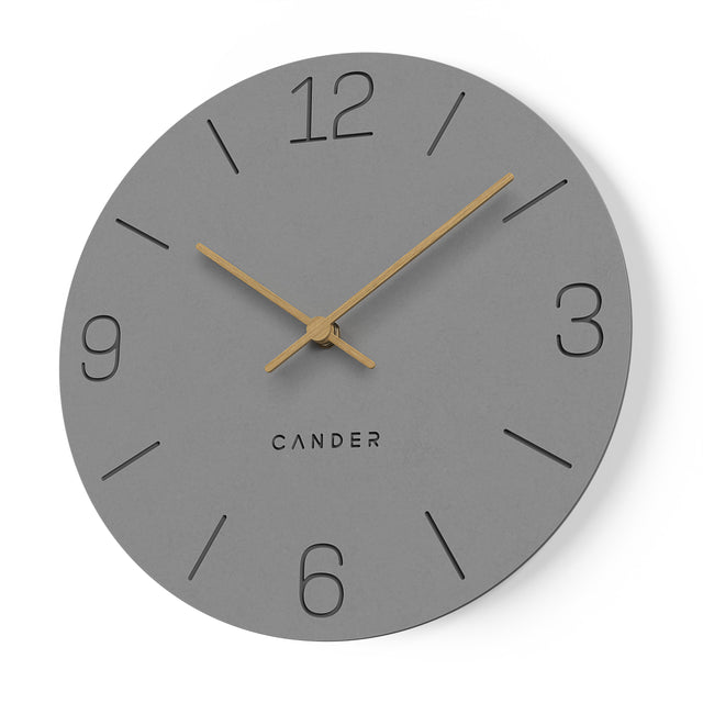 MNU 2630 H Silent MDF wall clock 30.5 cm
