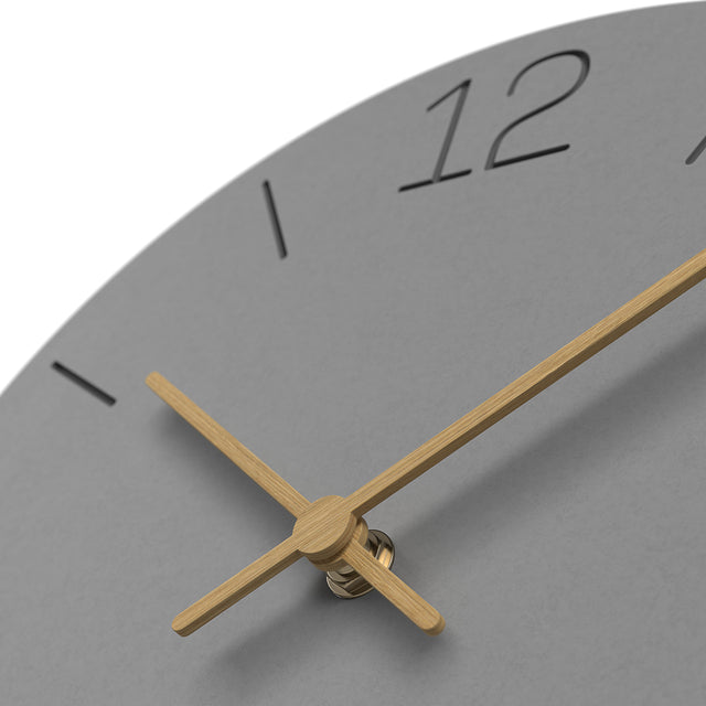 MNU 2630 H Silent MDF wall clock 30.5 cm