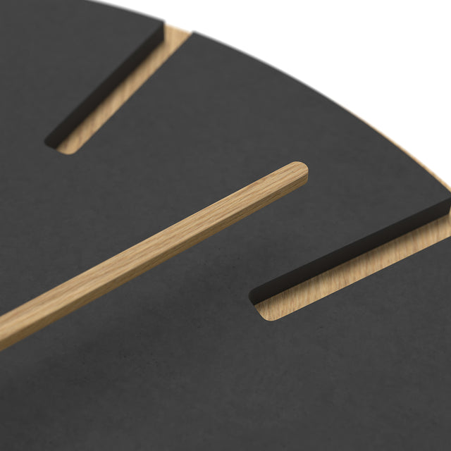 MNU 2630 M Lautlose MDF-Wanduhr 30 cm