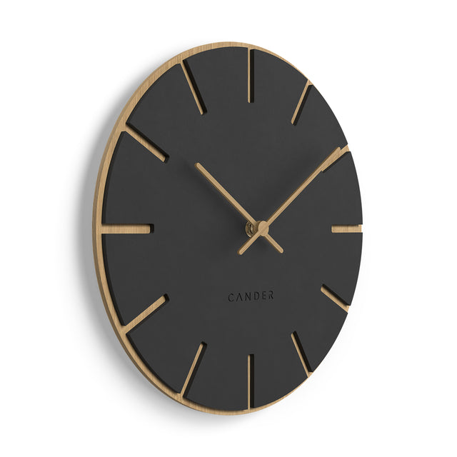 MNU 2630 M Lautlose MDF-Wanduhr 30 cm