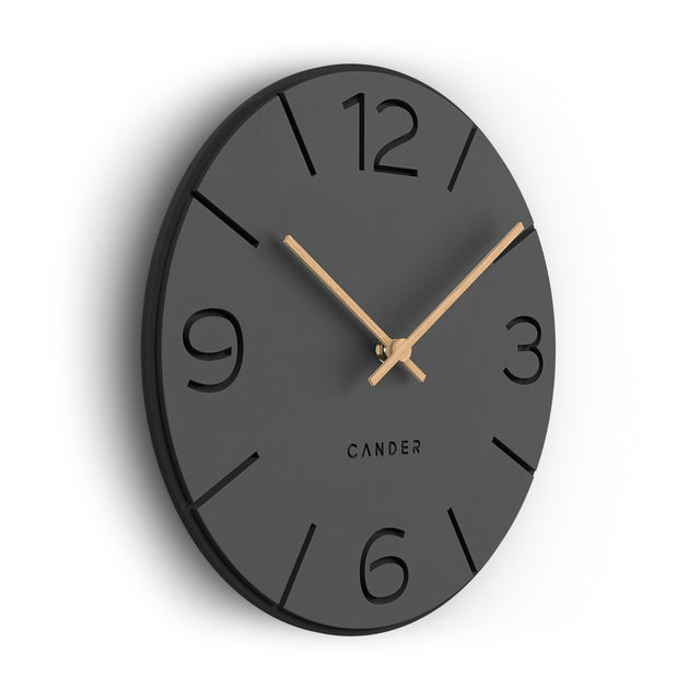 MNU 2630 M Silent MDF wall clock 30 cm