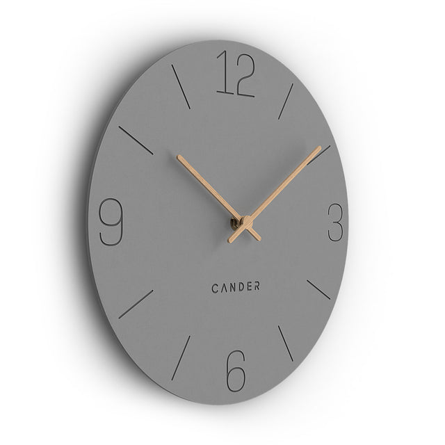 MNU 2630 H Silent MDF wall clock 30.5 cm