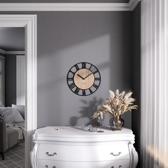 MNU 2740 R Vintage Wanduhr 40 cm