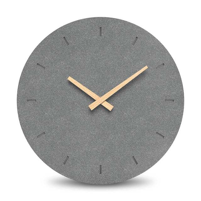 MNU 6131 S Silent concrete wall clock 30.5 cm