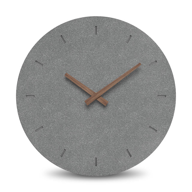 MNU 6130 S Silent concrete wall clock 30.5 cm