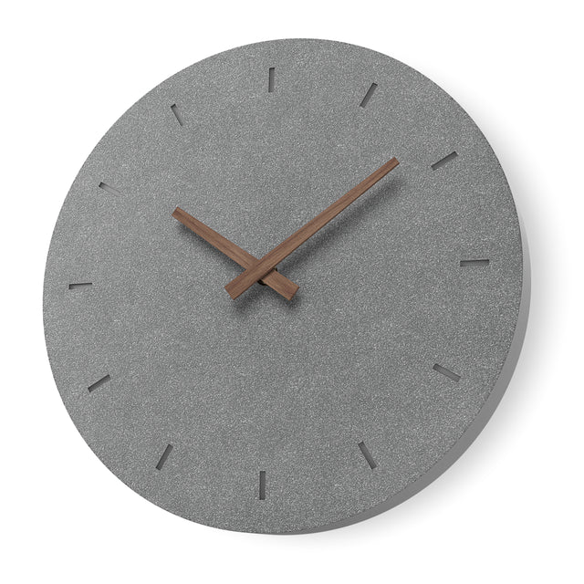 MNU 6130 S Silent concrete wall clock 30.5 cm