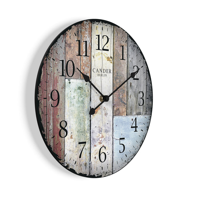 MNU 7030 Silent MDF wall clock 30.5 cm