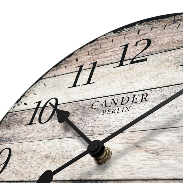 MNU 7330 Silent MDF wall clock 30.5 cm