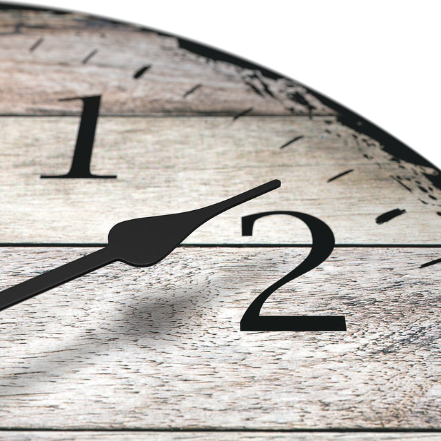 MNU 7330 Silent MDF wall clock 30.5 cm