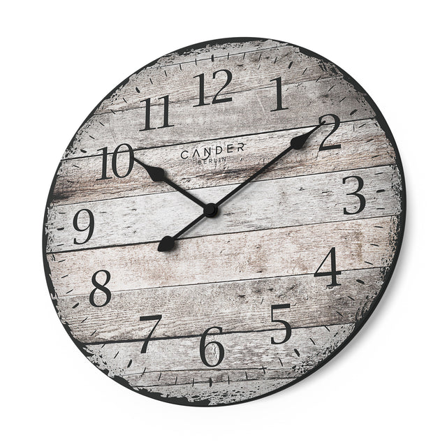MNU 7450 Silent XXL MDF wall clock 50 cm
