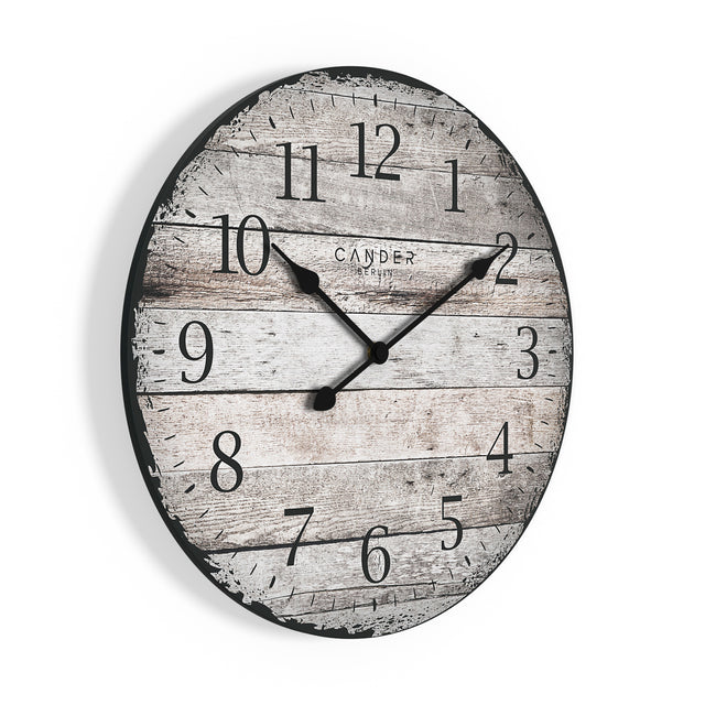 MNU 7450 Silent XXL MDF wall clock 50 cm