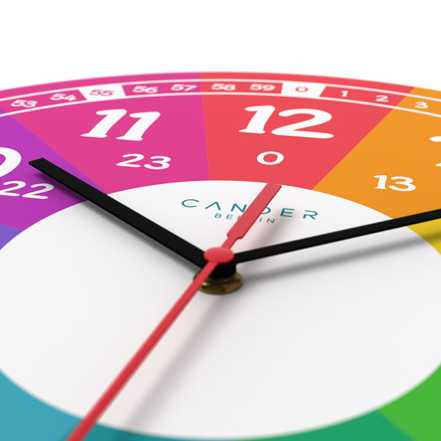 MNU 7930 R Silent children's wall clock 30.5 cm