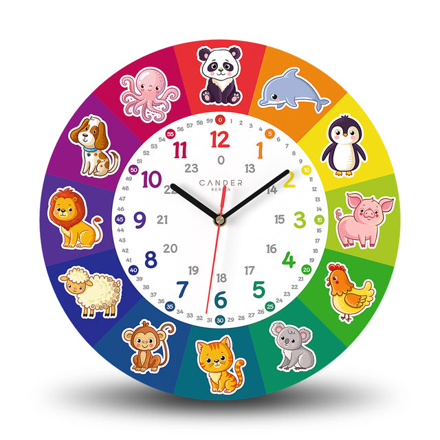 MNU 7930 T Silent children's wall clock 30.5 cm