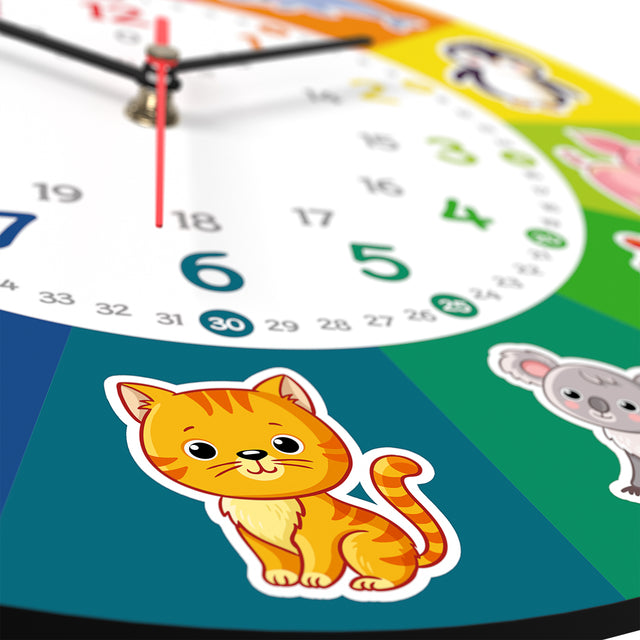 MNU 7930 T Silent children's wall clock 30.5 cm