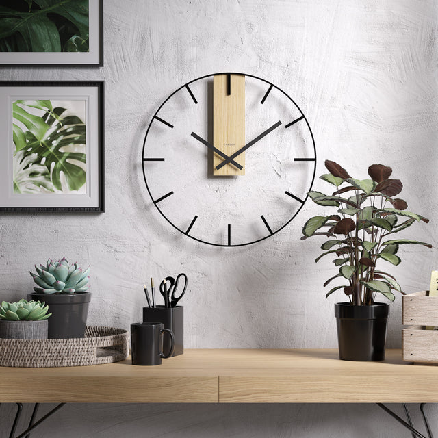 Vintage Wanduhr UNDIS 60 cm