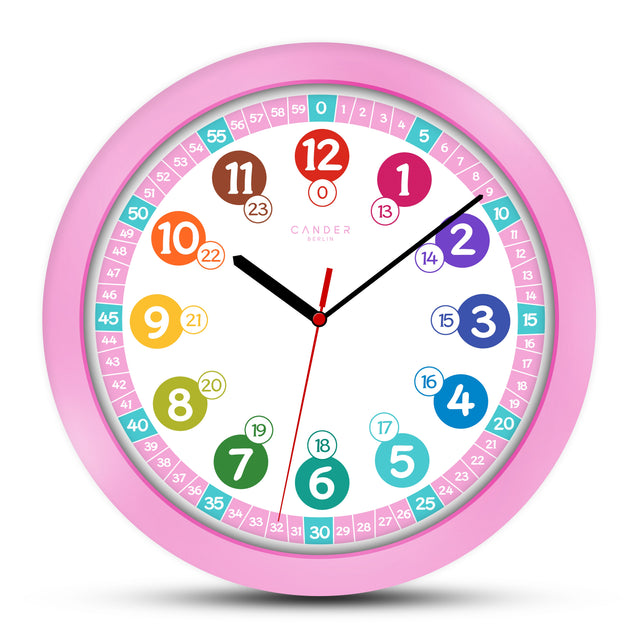 MNU 1030 H Silent children's wall clock 30.5 cm